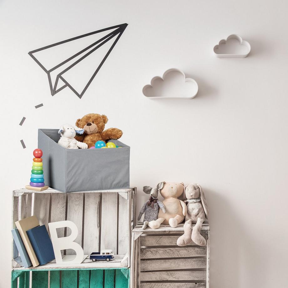 B2X Coffre de rangement en polaire lot de 2  