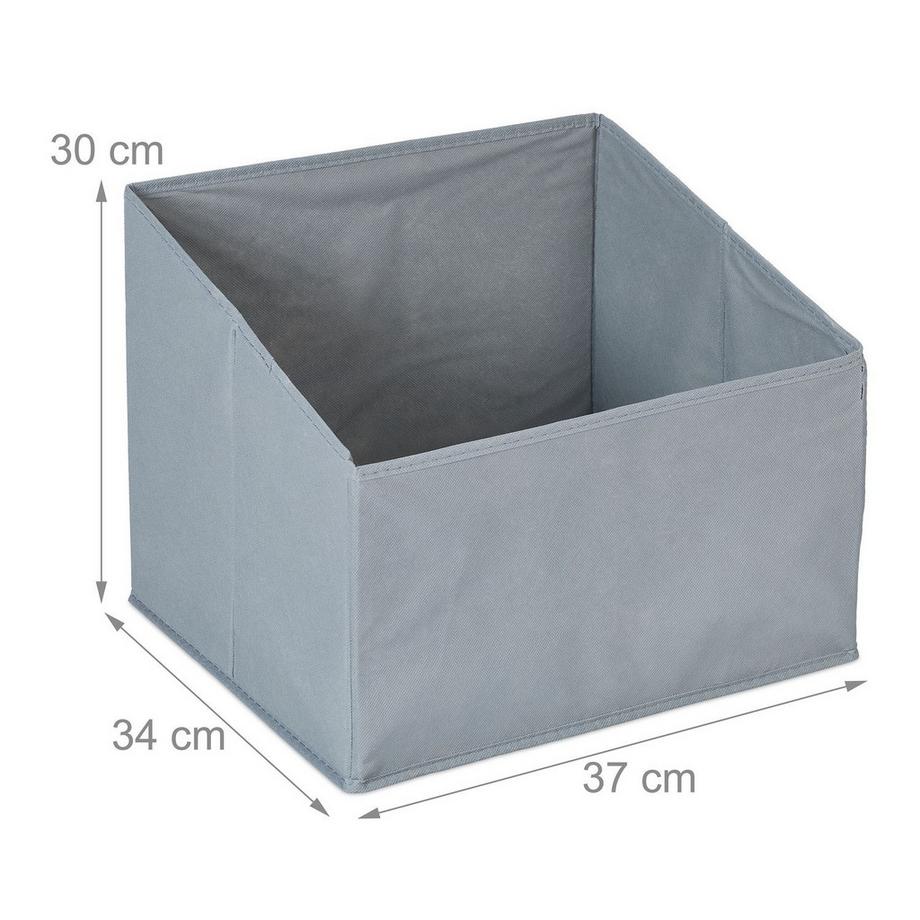 B2X Coffre de rangement en polaire lot de 2  