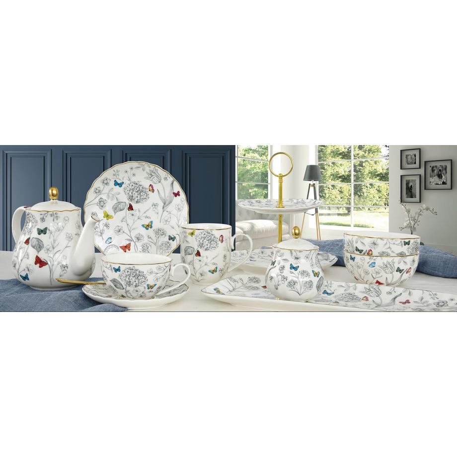 Easy Life 2er-Set Tassen Fleurs et Papillons  
