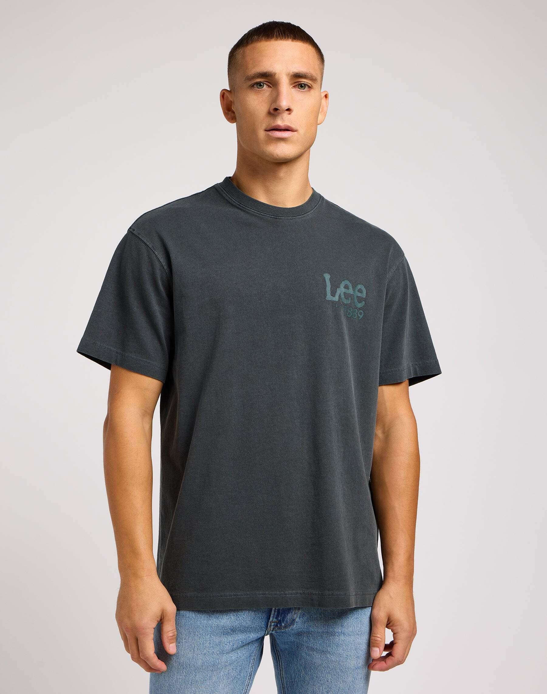 Image of T-shirts Loose Logo Tee Herren Taubengrau S