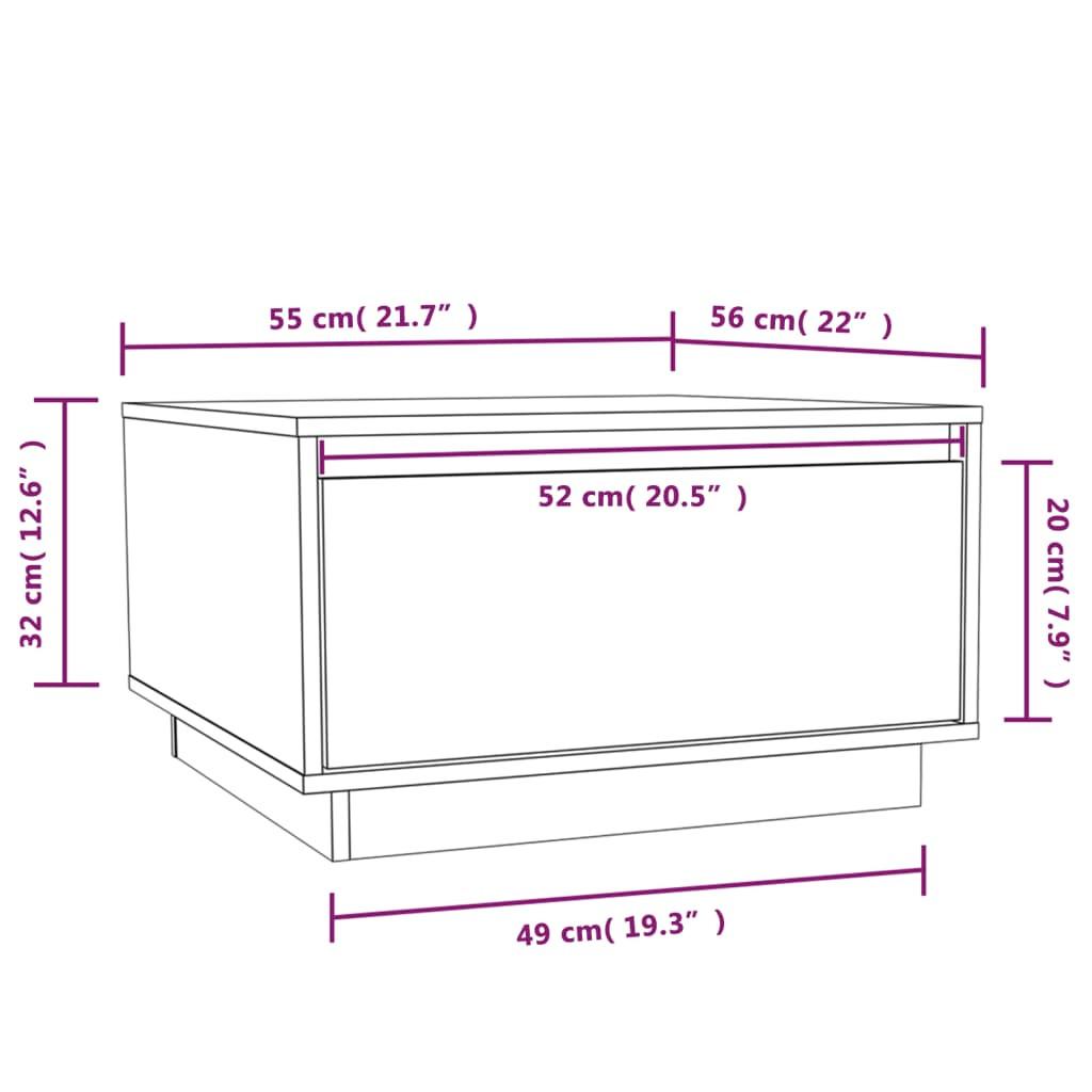 VidaXL Couchtisch holz  