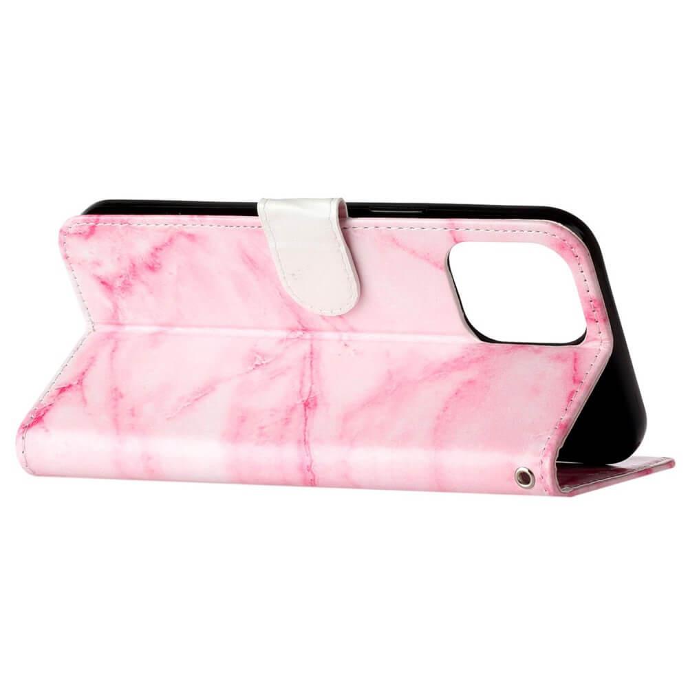 Cover-Discount  iPhone 15 Pro Max - Custodia in ecopelle Marble 