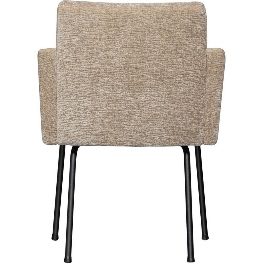 mutoni Sedia da pranzo Mount 3D ciniglia sabbia  