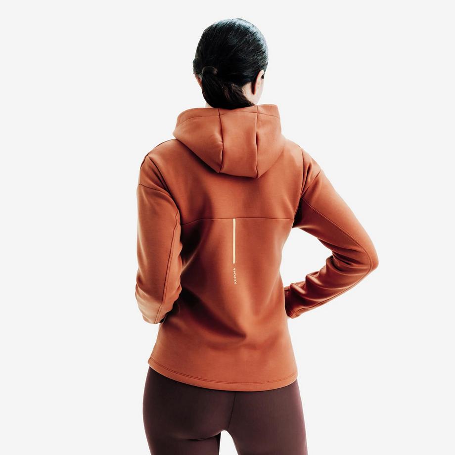 KUIKMA Tennis Kapuzensweatshirt mit Halbreissverschluss  