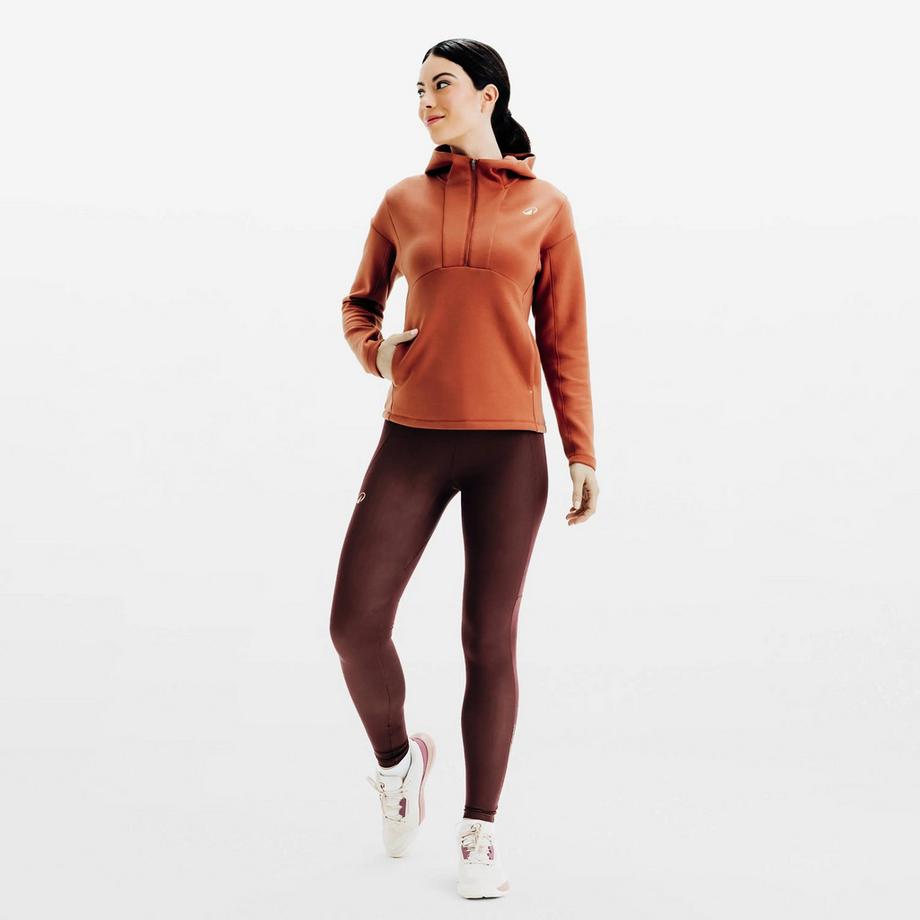 KUIKMA Tennis Kapuzensweatshirt mit Halbreissverschluss  