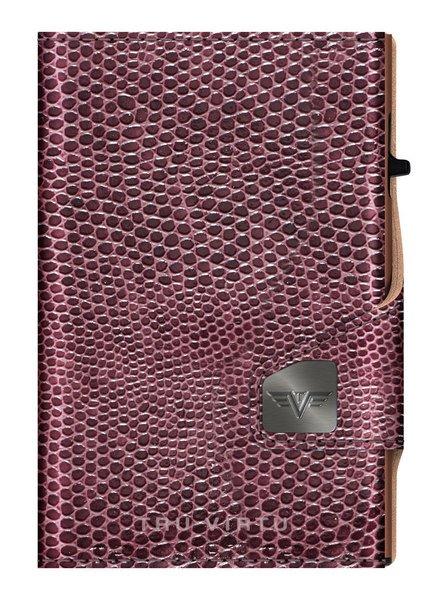Tru Virtu CLICK & slide Iguana Glossyberry Portafoglio  