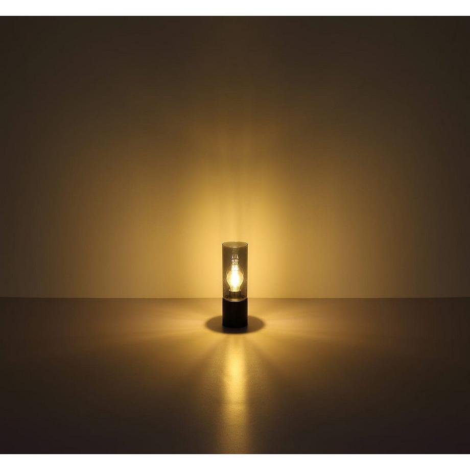 mutoni Lampe à poser Annika métal noir mat 1xE27  