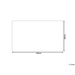 Beliani Couverture Douillette Glamour Smahra en Polyester  