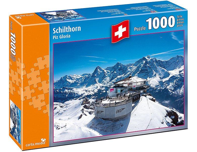 Carta Media  Puzzle Schilthorn Piz Gloria (1000Teile) 