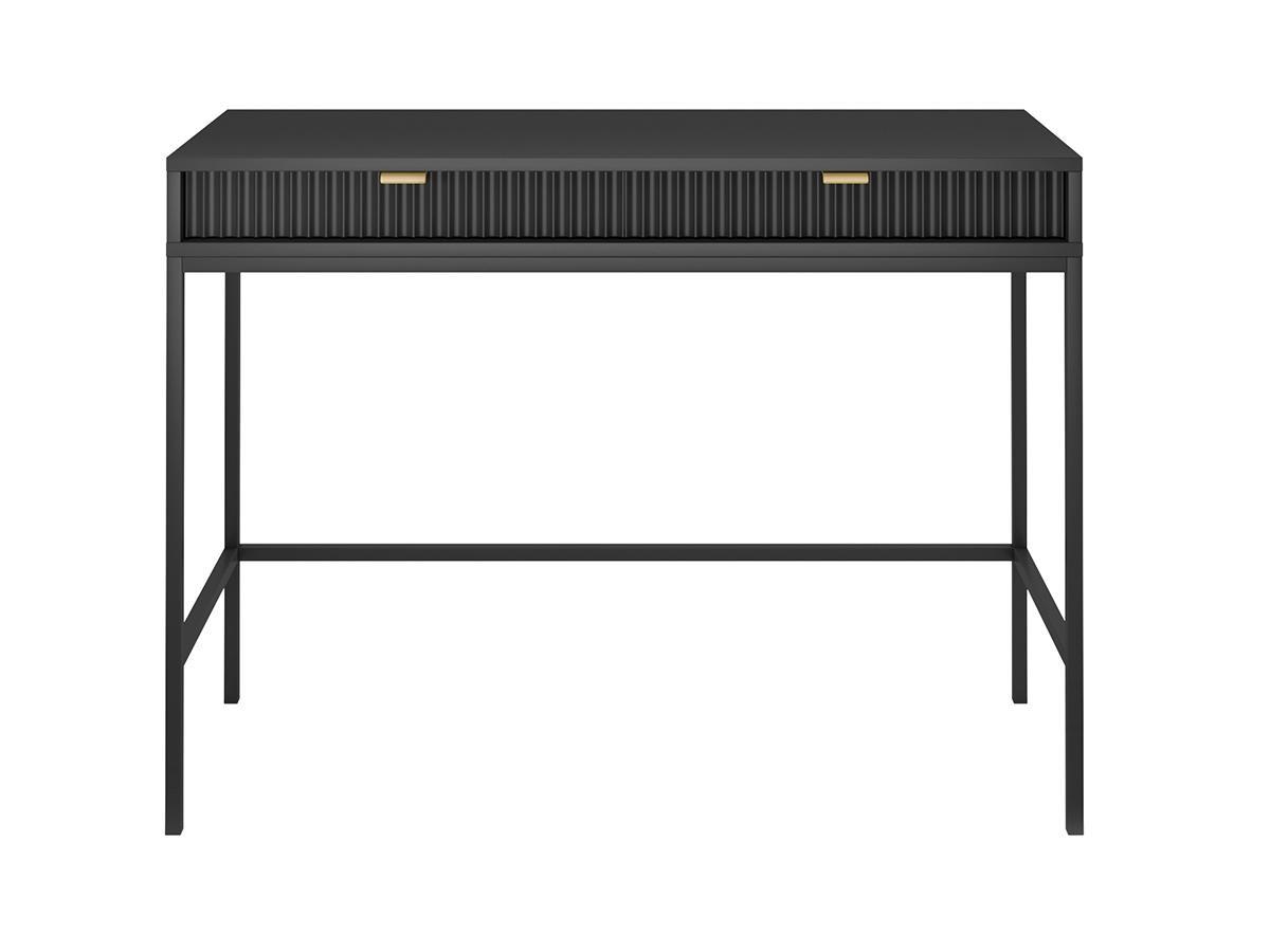 Vente-unique Console con 2 cassetti Nero LIOUBA  