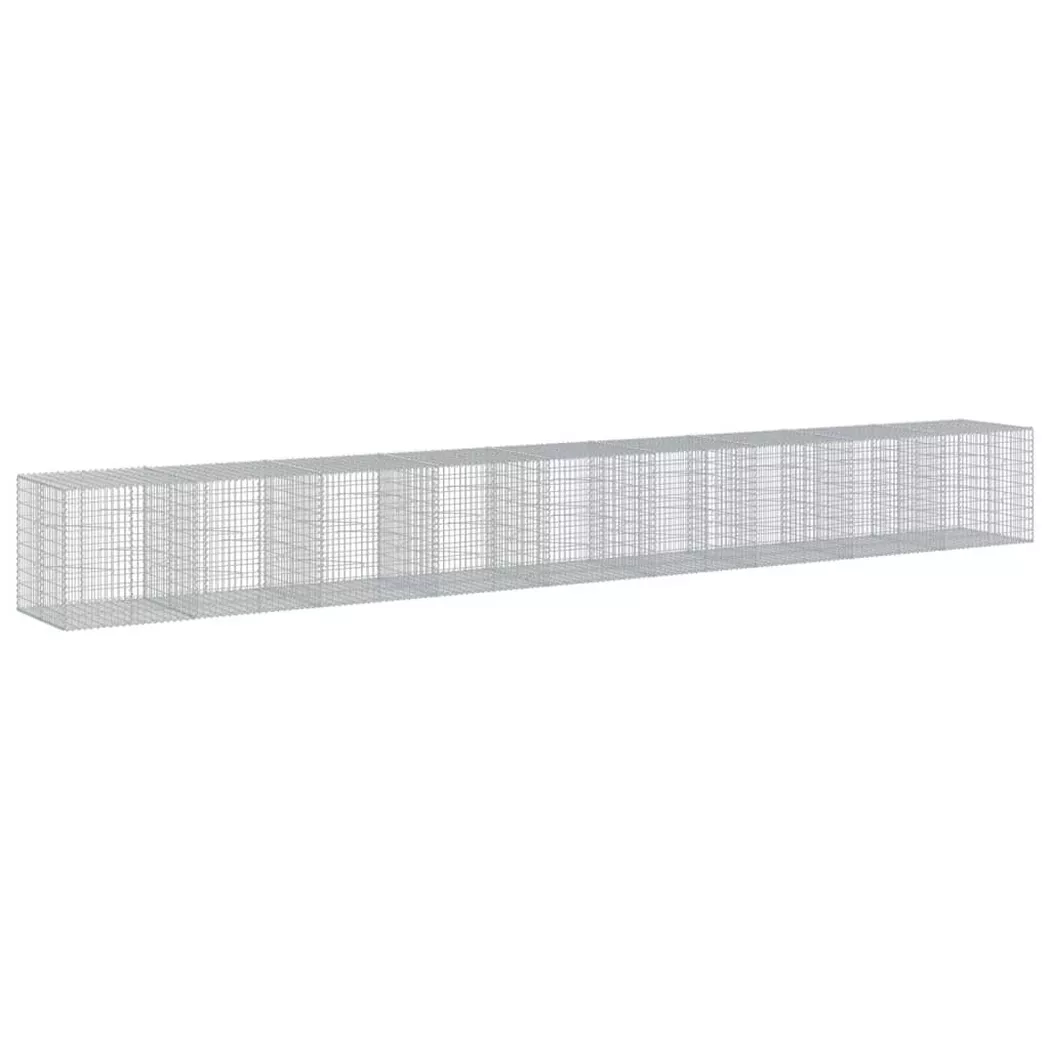 VidaXL - Panier gabion fer, One Size, Argent