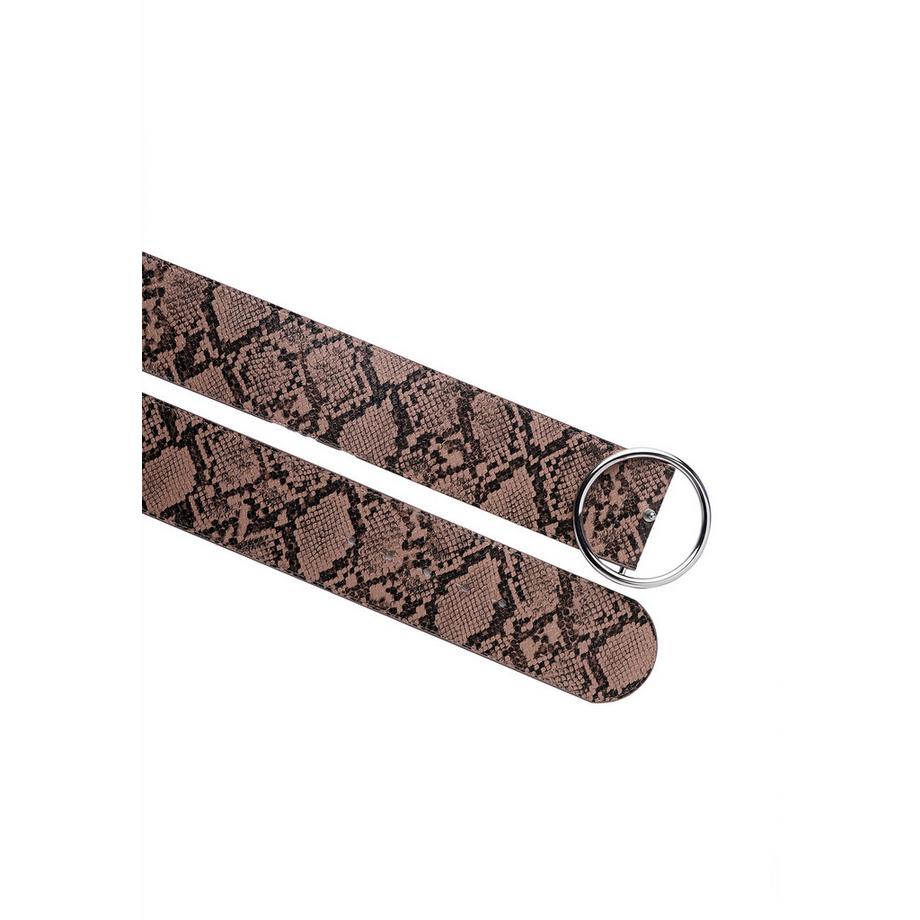 AVANT-GARDE PARIS  Ceinture imprimé serpent à double boucle 