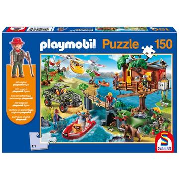 Puzzle Baumhaus inkl. Playmobil-Figur (150Teile)