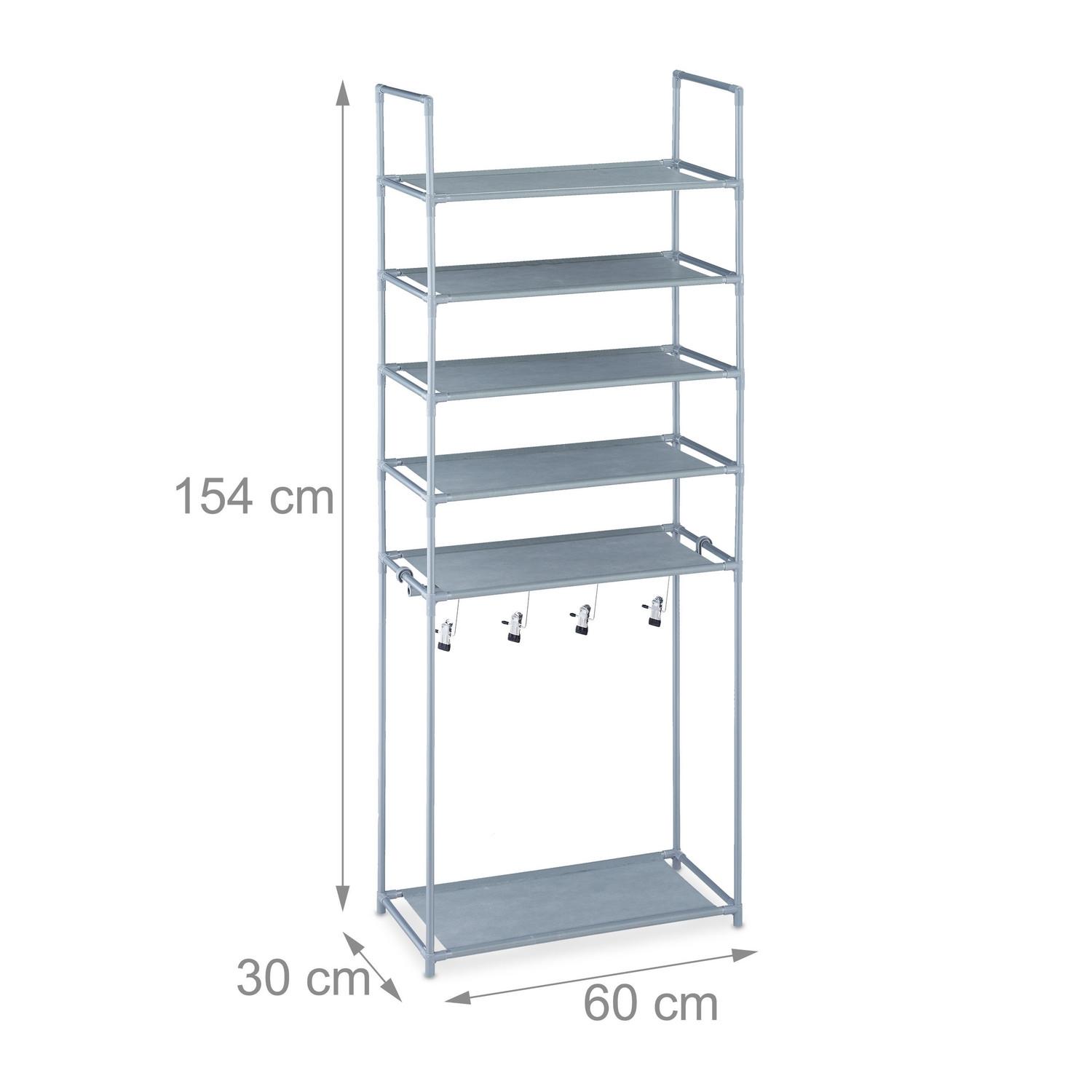 B2X Scaffale per scarpe con 6 ripiani  