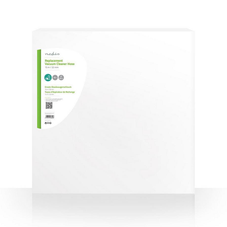 Nedis Staubsaugerschlauch | Ersatz für: Universal | 32 mm | 15,0 m | Kunststoff | Schwarz  