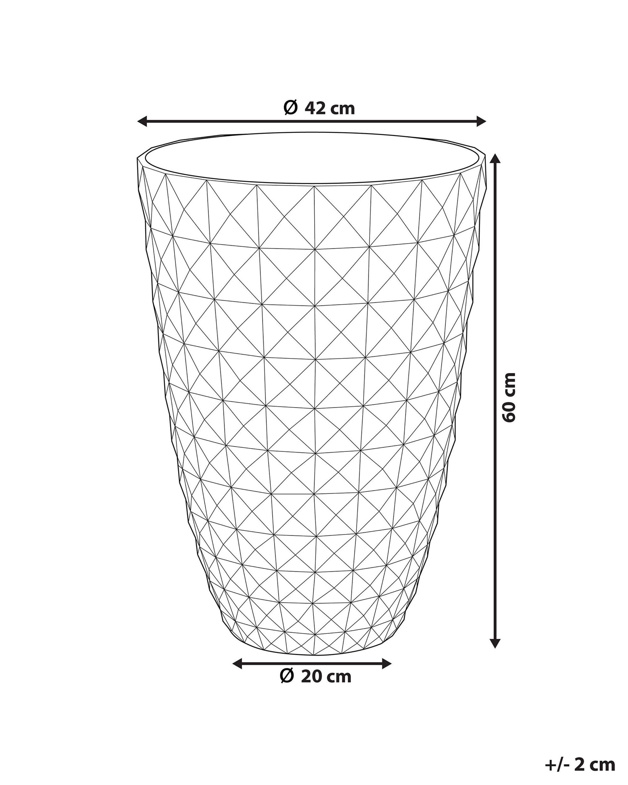 Beliani Cache-pot en Fibre d'argile Traditionnel FERIZA  