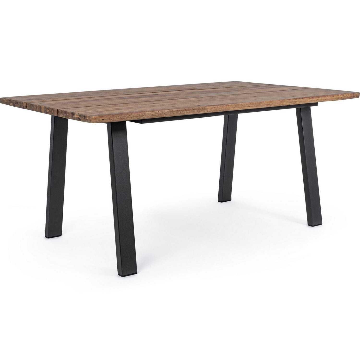 mutoni Table de jardin Oslo 160x90 FSC naturel anthracite  