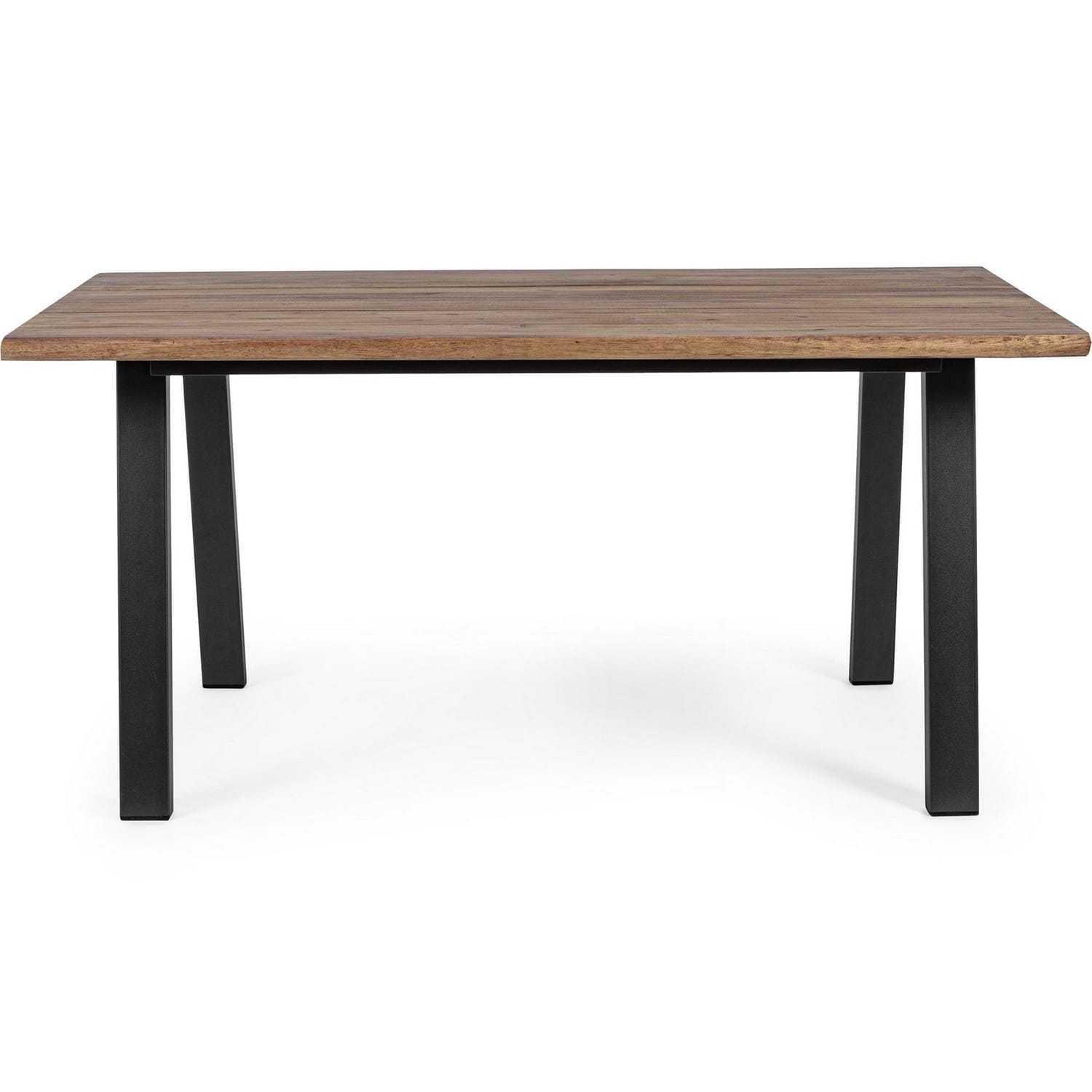 mutoni Table de jardin Oslo 160x90 FSC naturel anthracite  