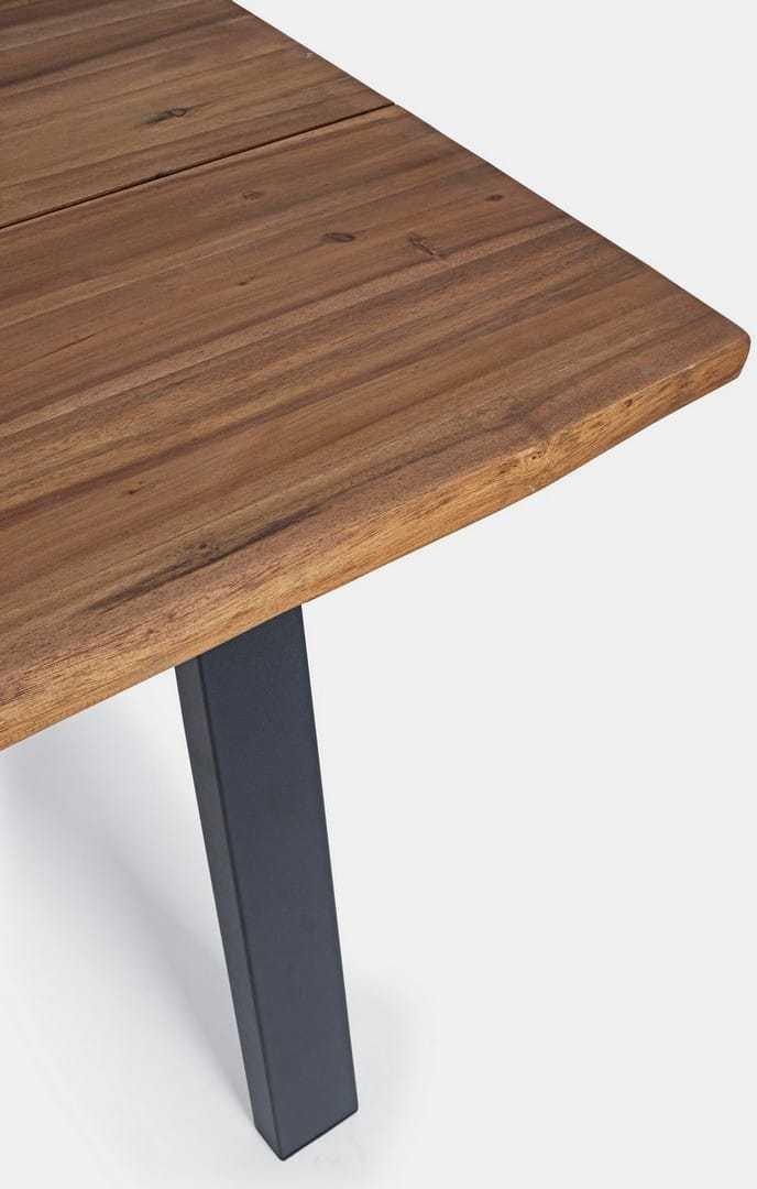 mutoni Table de jardin Oslo 160x90 FSC naturel anthracite  