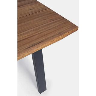 mutoni Table de jardin Oslo 160x90 FSC naturel anthracite  