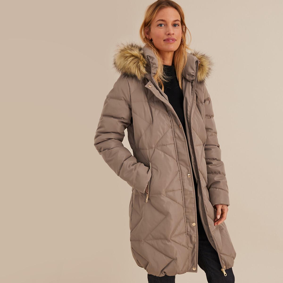 La Redoute Collections  Gesteppter Wintermantel mit Kapuze 