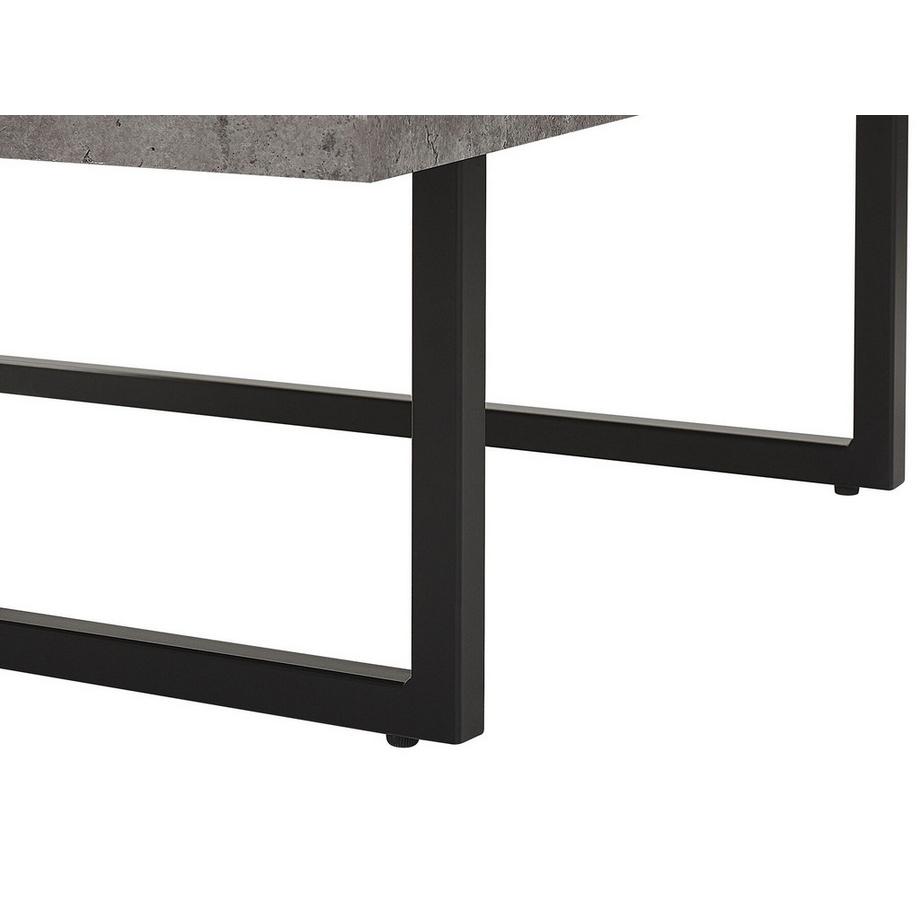 Beliani Couchtisch aus MDF-Platte Industriell DELUZ  