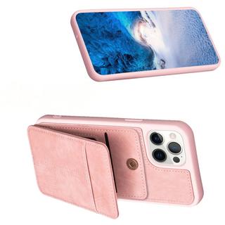 Cover-Discount  iPhone 15 Pro Max - Custodia Kickstand con slot per carte 