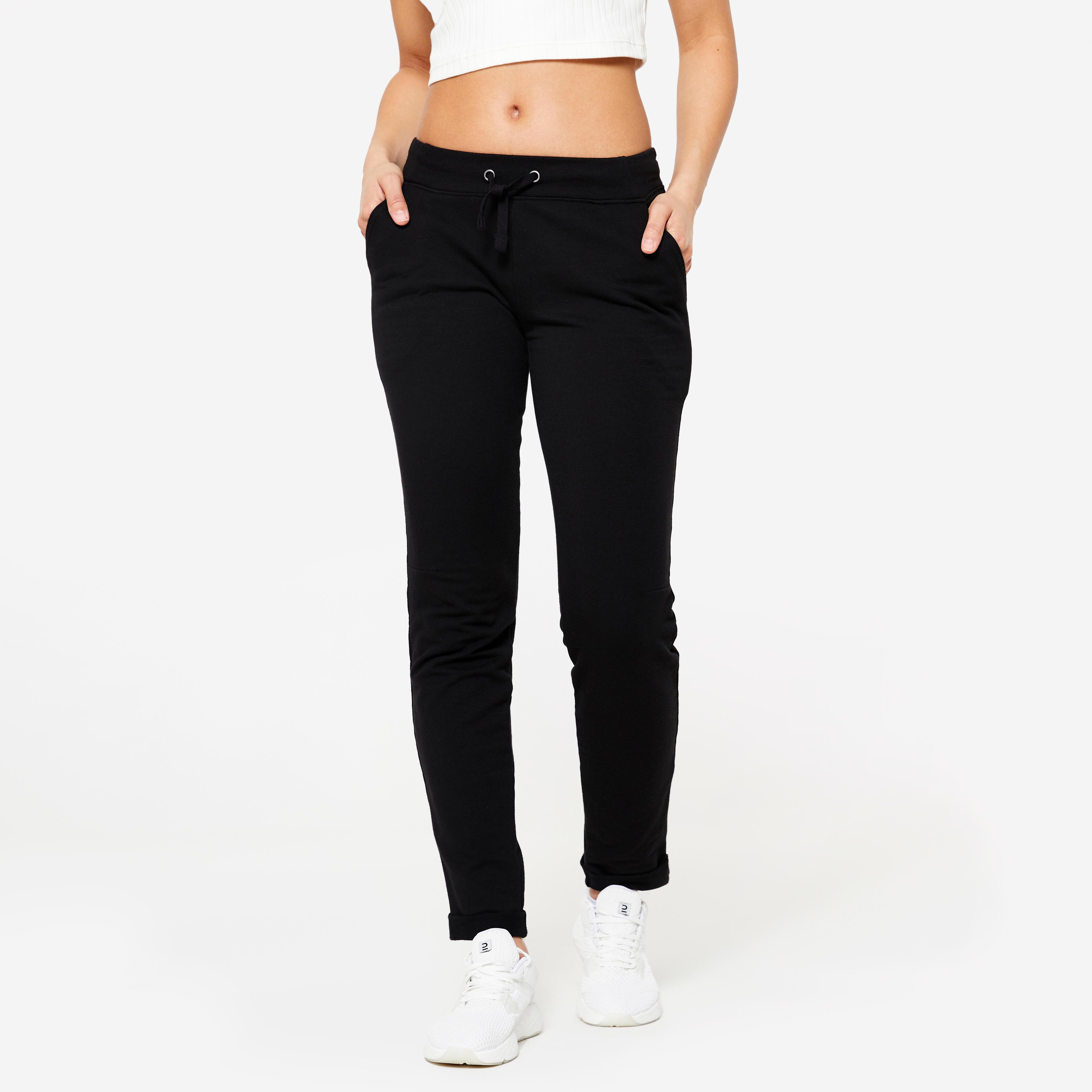 Image of Sporthose - Slim 500 Damen Schwarz Leicht XXL