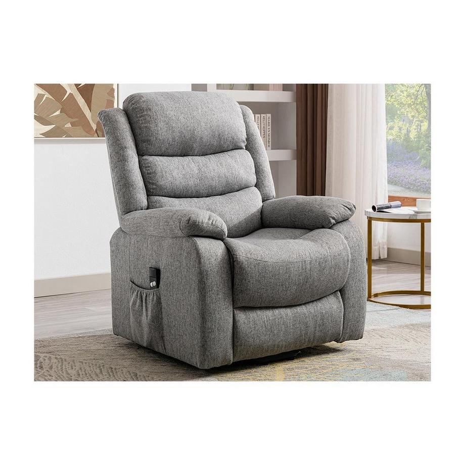 Vente-unique Relaxsessel Fernsehsessel Stoff NADINE  