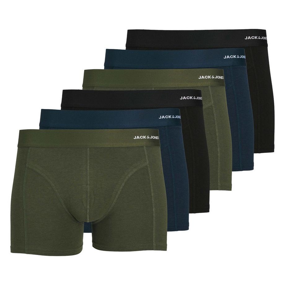 Boxershort  6er Pack Stretch-JACBASIC TRUNKS 6 PACK