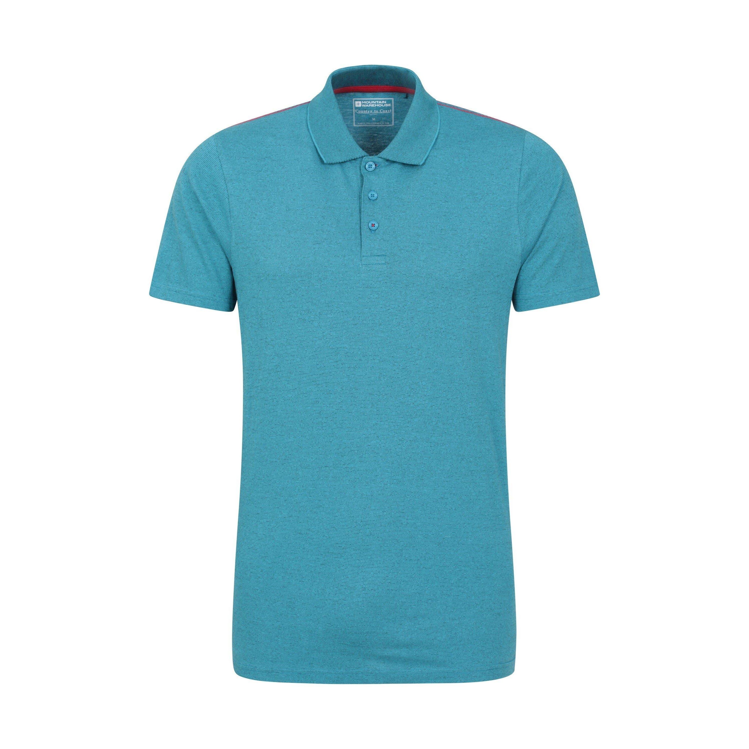 Image of Cordyline Poloshirt Herren Pink Teal XXS