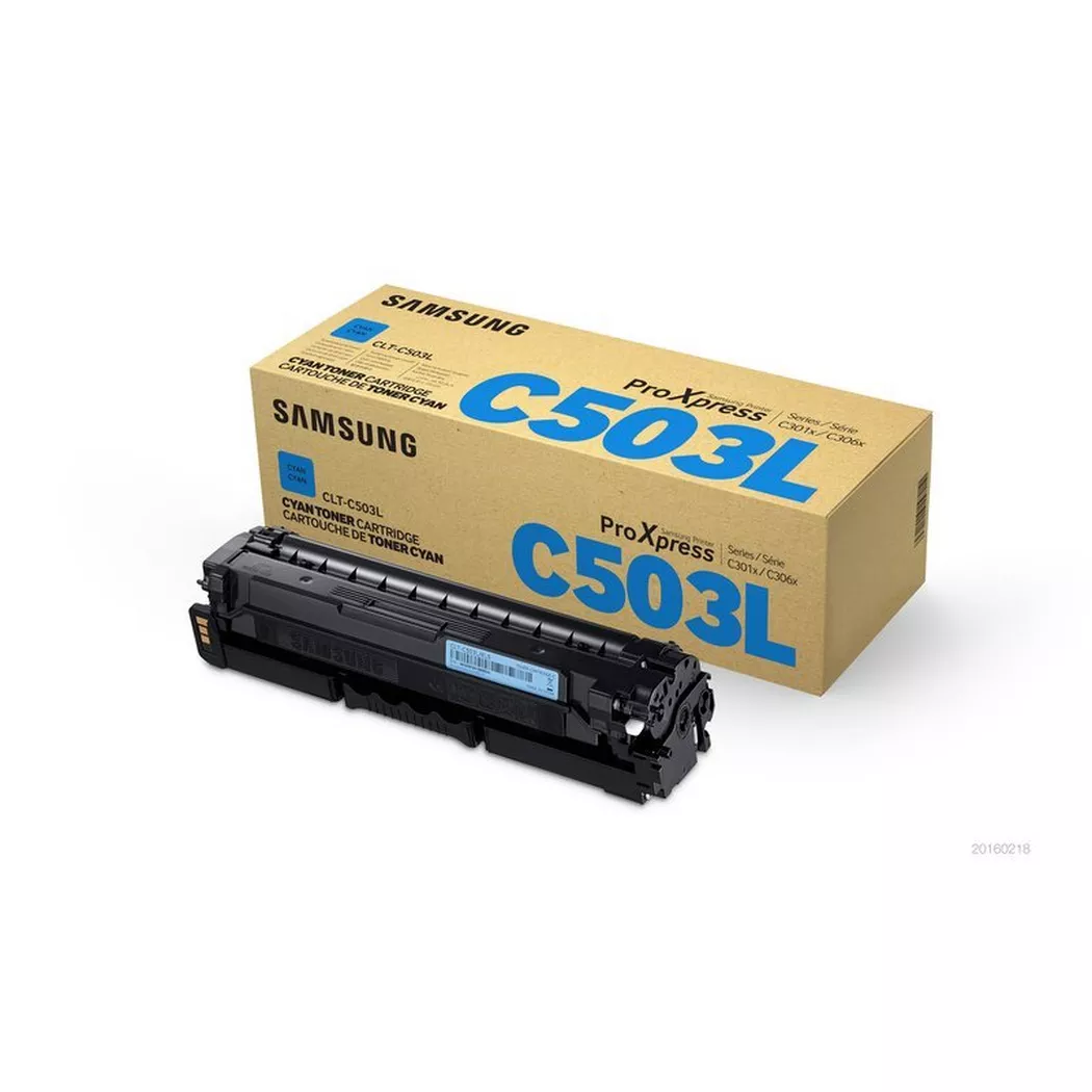 Hewlett-Packard – SAMSUNG Toner-Modul cyan SU014A SL-C3010ND/C3060FR 5000 Seiten, Schwarz, One Size
