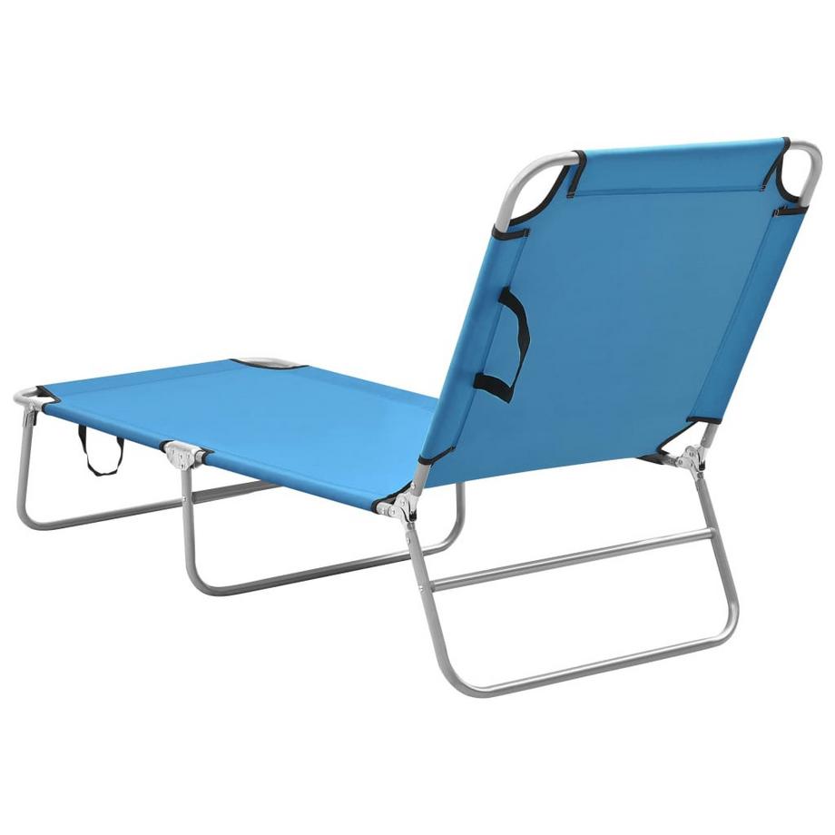 VidaXL Chaise longue tissu  