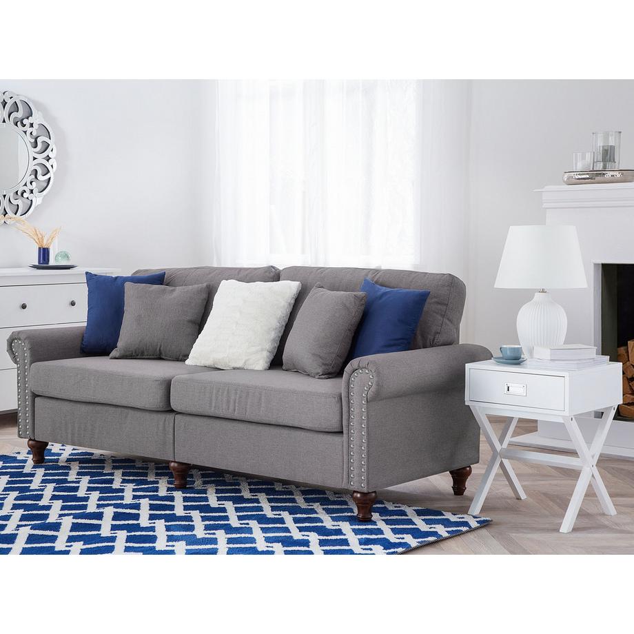Beliani 3 Sitzer Sofa aus Stoff  OTRA  