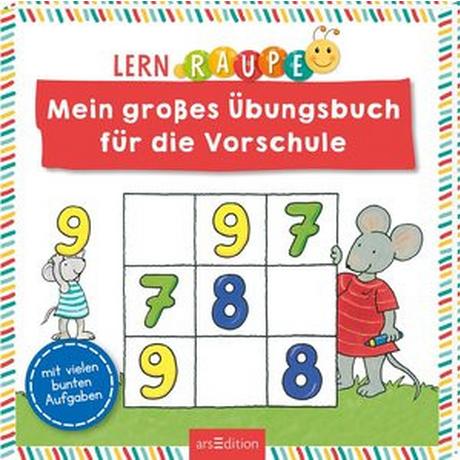 Lernraupe - Mein großes Übungsbuch für die Vorschule Beurenmeister, Corina (Illustrationen) Copertina rigida 