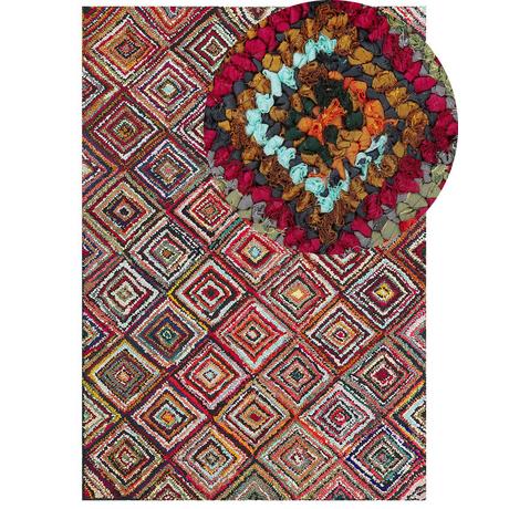 Beliani Tapis en Coton Boho KAISERI  