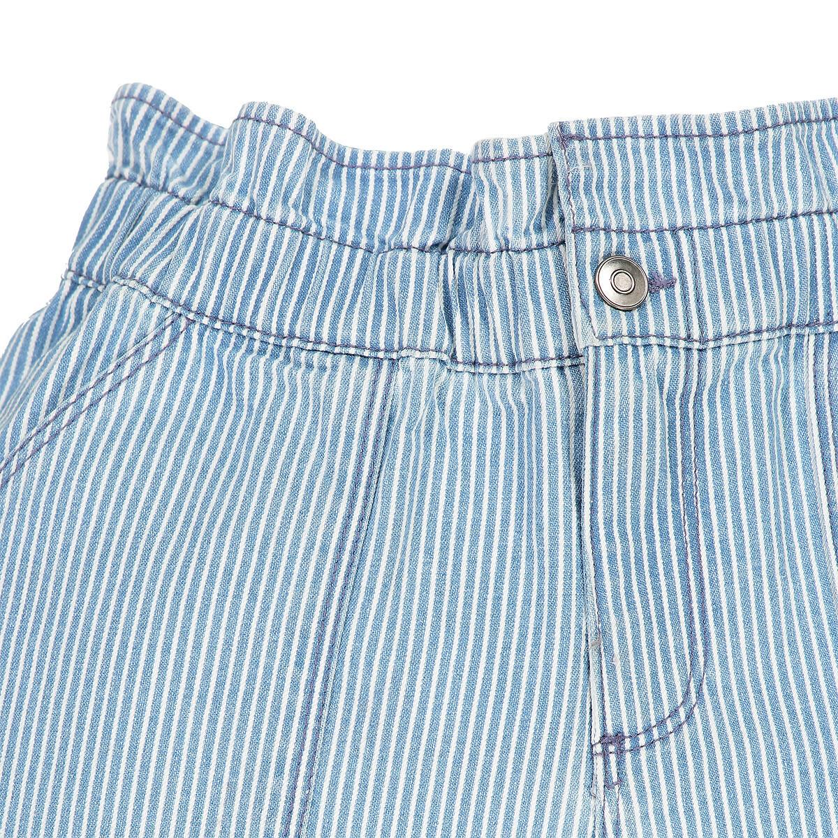 La Redoute Collections  Short en jean rayé 