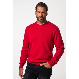 JP1880  Pullover, runder Ausschnitt, JP1880-Stick, Baumwolle 