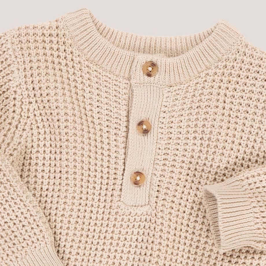 La Redoute Collections  Pull col tunisien en fine maille fantaisie 