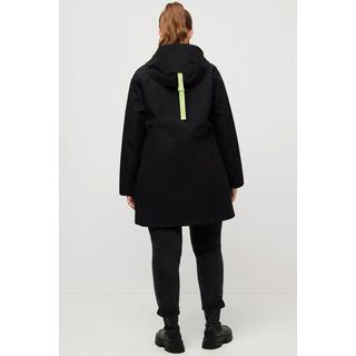 Ulla Popken  Veste technique HYPRAR, capuche, imperméable, fermeture Éclair à double sens 