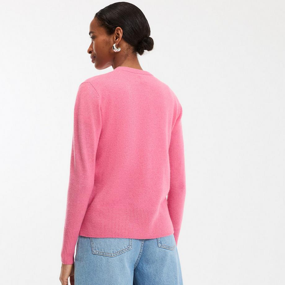 La Redoute Collections Pull Col Rond Maille Fine Cachemire  