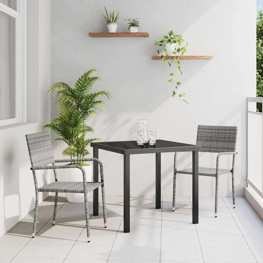 VidaXL Garten essgruppe poly-rattan  