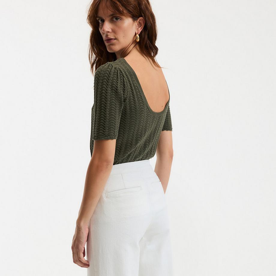 La Redoute Collections Feinstrick Rundhals Pullover  