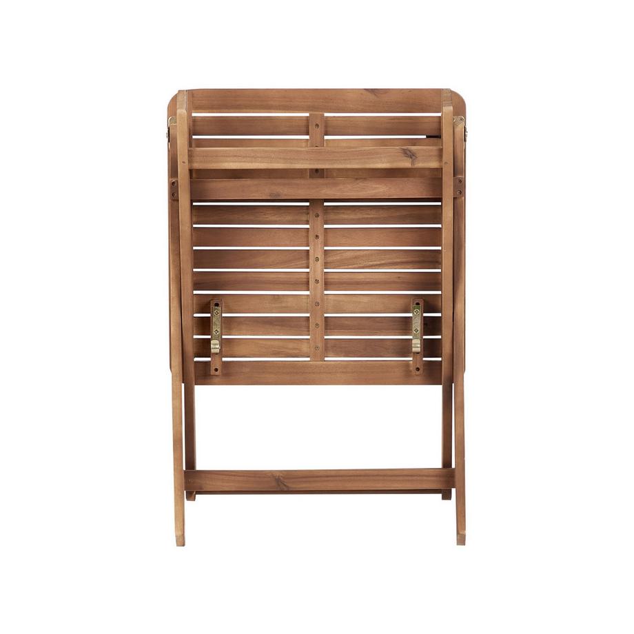 Beliani Outdoor Beistelltisch aus FSC® zertifiziertes Akazienholz Rustikal PARAGGI  