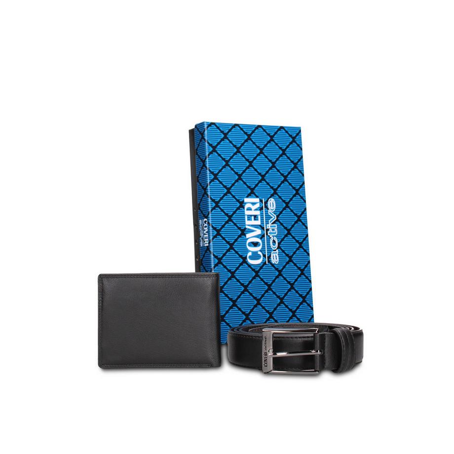 Enrico Coveri Geldbörsen- und Gürtel-Set  