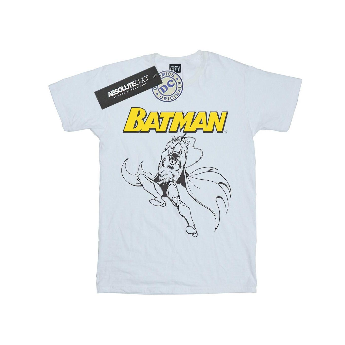 Image of Batman Jump Tshirt Damen Weiss L