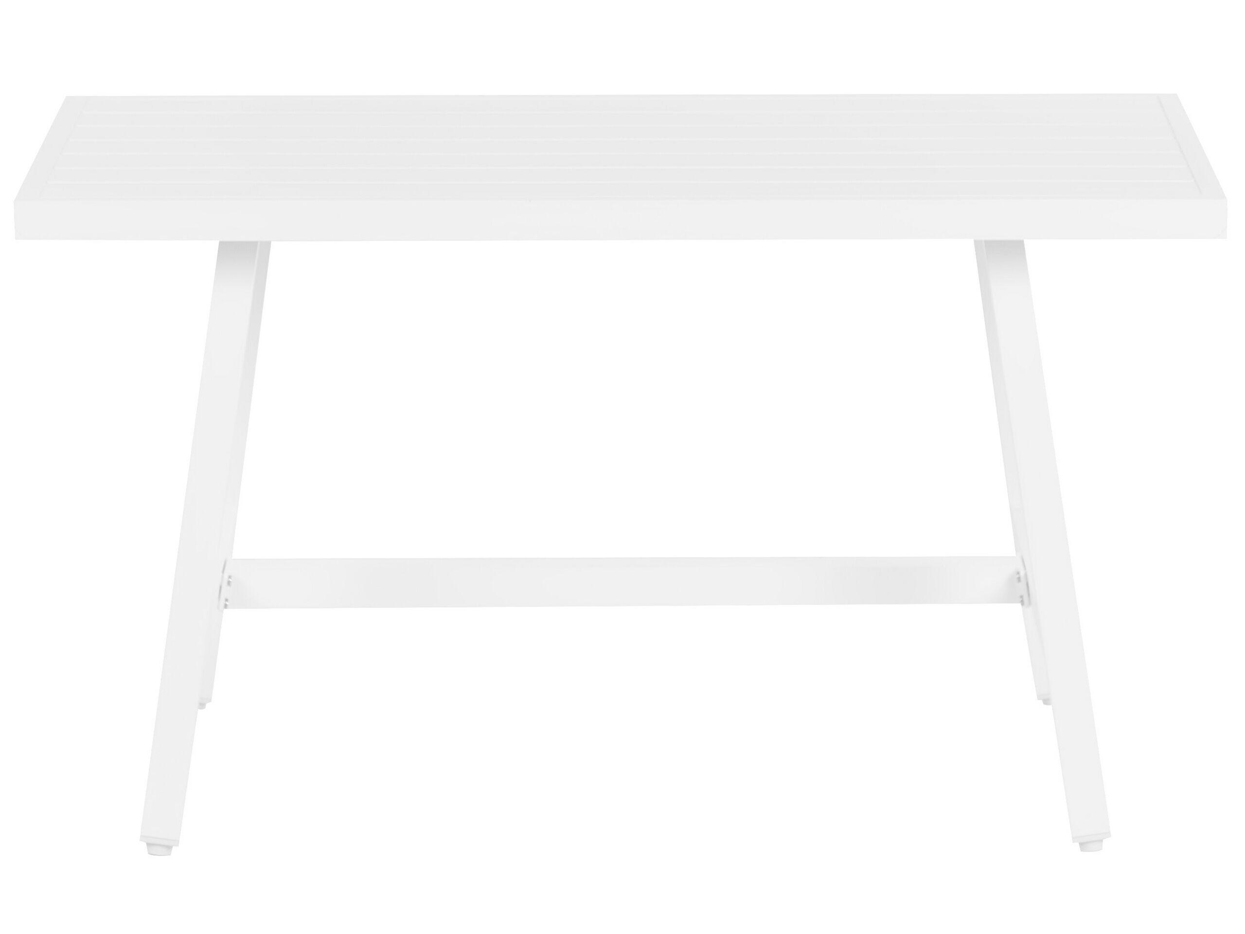 Beliani Table de jardin en Aluminium Scandinave FRATTE  