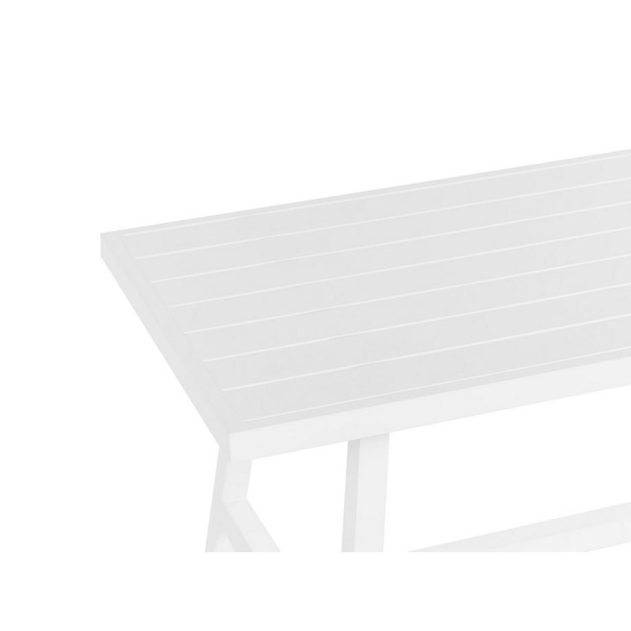 Beliani Gartentisch aus Aluminium Skandinavisch FRATTE  