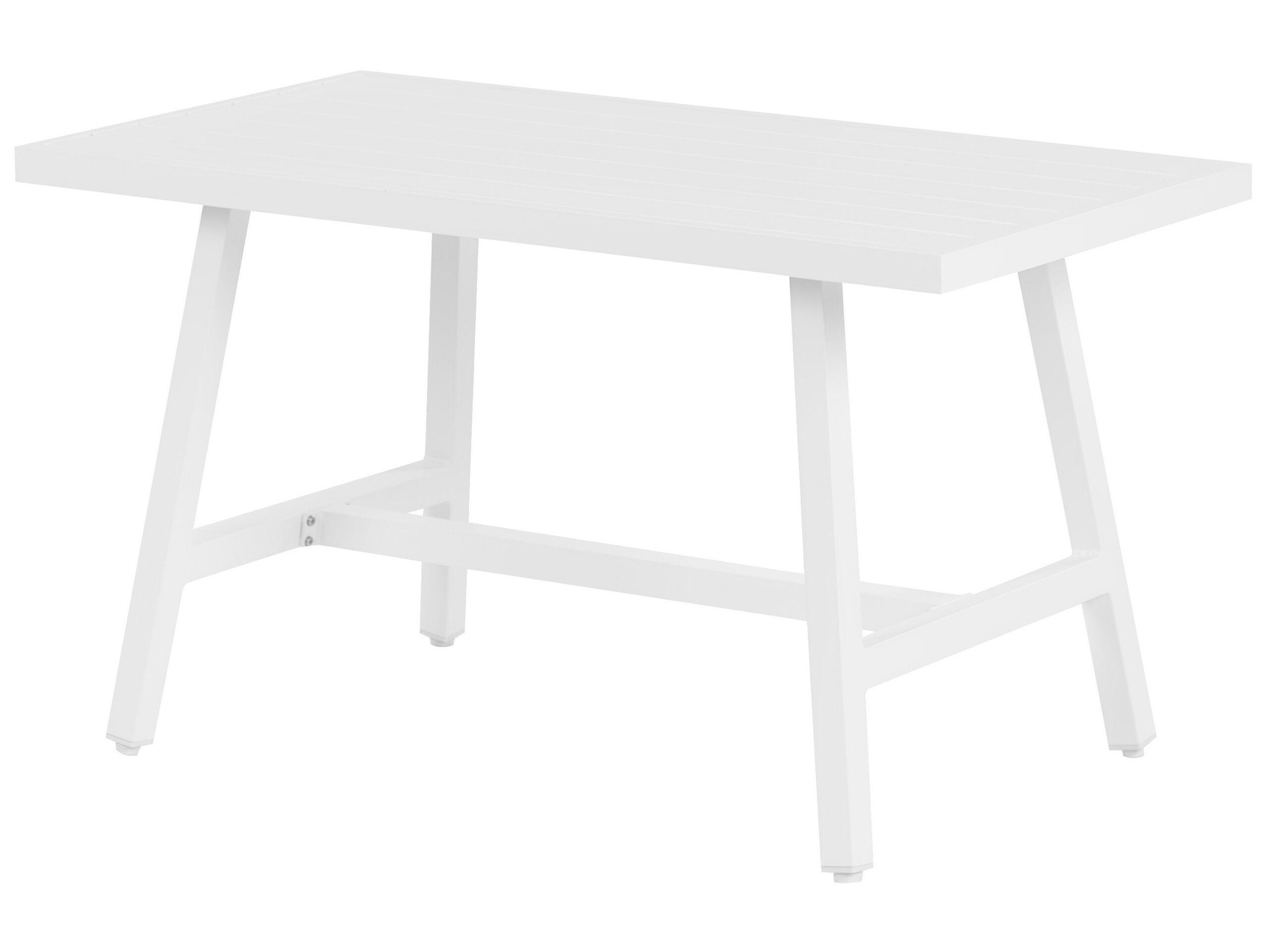 Beliani Table de jardin en Aluminium Scandinave FRATTE  