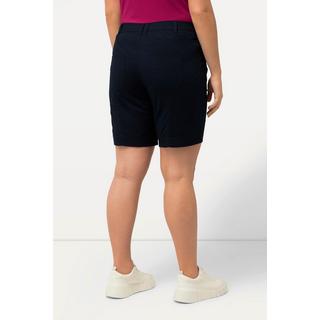 Ulla Popken  Cargo-Bermuda, Komfortbund, 4-Pocket-Schnitt 